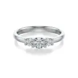 Pierścionek z diamentami białe złoto AJPZ_053